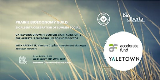 Imagem principal do evento Prairie BioEconomy Guild: BioAlberta Celebration of Summer Social Event