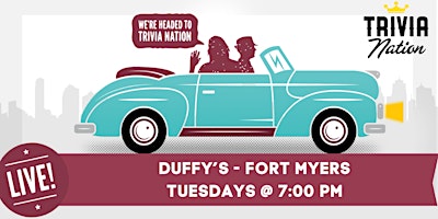 Primaire afbeelding van General Knowledge Trivia at Duffy's - Fort Myers - $100 in prizes!
