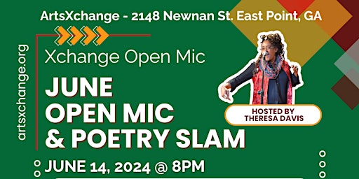 XChange June Open Mic and Poetry Slam primary image