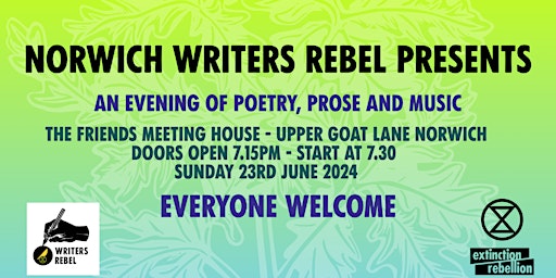 Norwich Writers Rebel Open Mic primary image