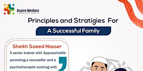 Inspiring Lecture on Principles and Strategies for a Success Family