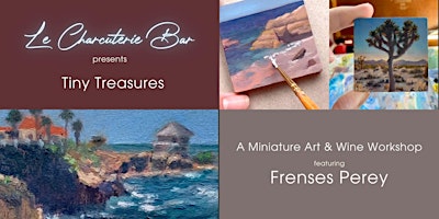 Imagem principal do evento Tiny Treasures: A Miniature Art and Wine Workshop