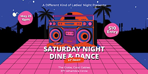 Primaire afbeelding van Dine & Dance - A Lesbian Dance Party at The Globe