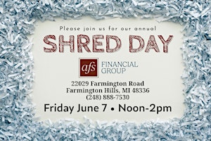 Imagem principal do evento Shred Day + Canned Food Drive