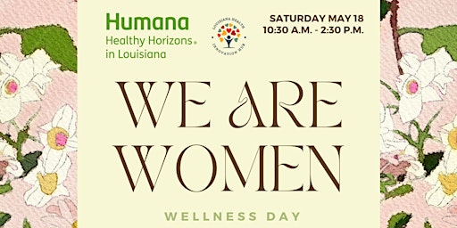 We Are Women, Wellness Day primary image