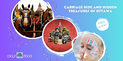 Imagen principal de Carriage ride and hidden treasures of Ottawa - FREE EVENT!