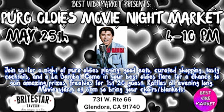 Puro Oldies Movie Night Market