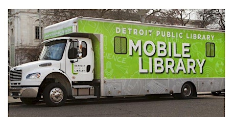 DPL Mobile Library at the Detroit Riverwalk - Cullen Plaza