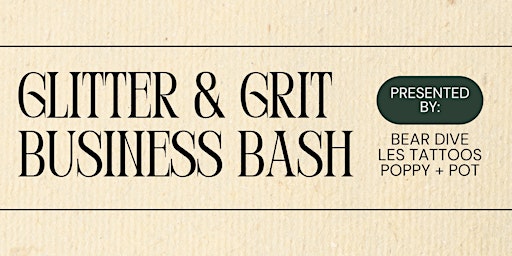 Primaire afbeelding van Glitter & Grit Business Bash