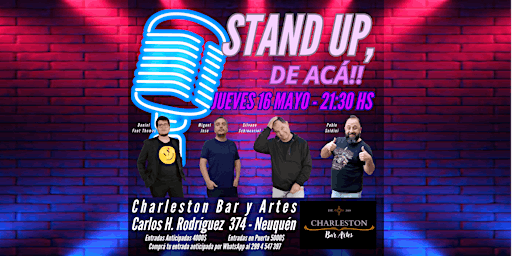 Imagem principal do evento Stand Up,  de Acá!! en Charleston Bar & Artes