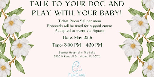Imagem principal do evento Talk to Your Doc and Play With Your Baby!