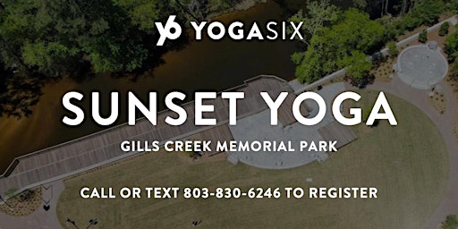 Imagem principal do evento Sunset Yoga with YogaSix