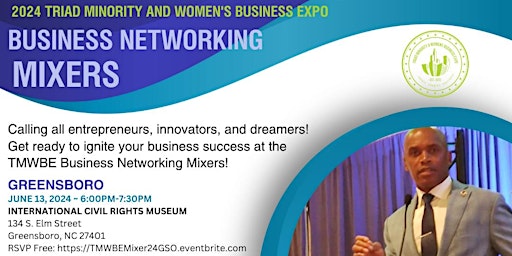Triad Minority and Women's Business Expo (TMWBE) Greensboro Business Mixer primary image