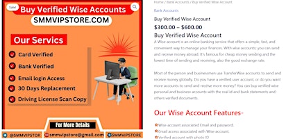Imagem principal do evento Buy-Verified-Wise-Account | Bark Profile and Reviews-(2)