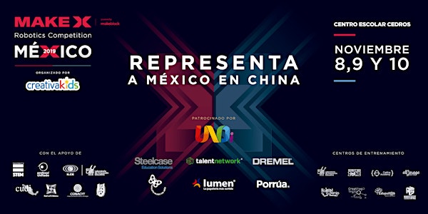MakeX México 2019 - CreativaFEST