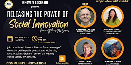Community Innovators Series 2024 - Releasing the Power of Social Innovation