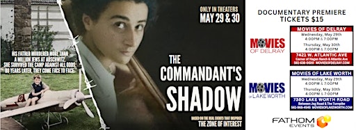 Collection image for The Commandant's Shadow - Documentary Premiere MD