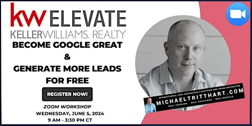 Become Google Great & Generate More Leads for Free I via Zoom!