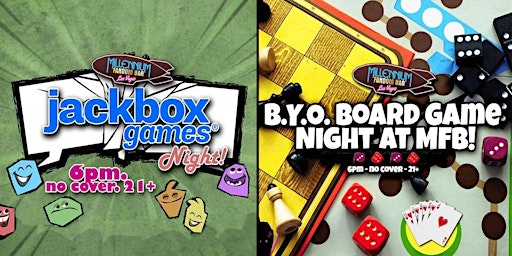 Primaire afbeelding van JACKBOX and B.Y.O. Board Games Night!!