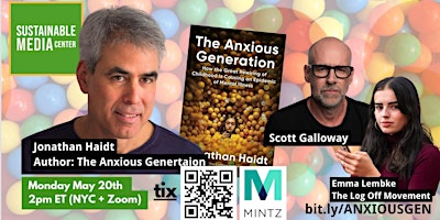 Hauptbild für Jonathan Haidt: The Anxious Generation, with Scott Galloway & Emma Lembke