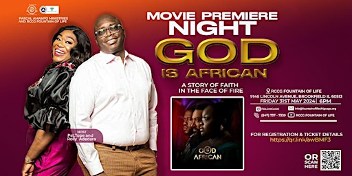 Imagem principal do evento GOD IS AFRICAN - The Movie