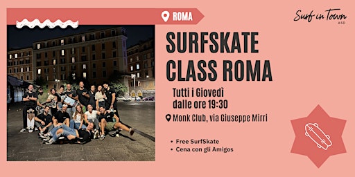 Corsi di Surfskate Roma - tutti i livelli primary image