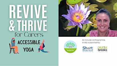 FREE 4-week block of accessible yoga for unpaid carers (caring for an adult)