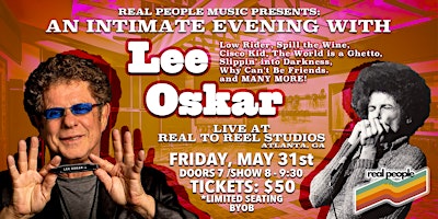 Imagen principal de An Intimate Evening With Lee Oskar - Live at Real to Reel Studios