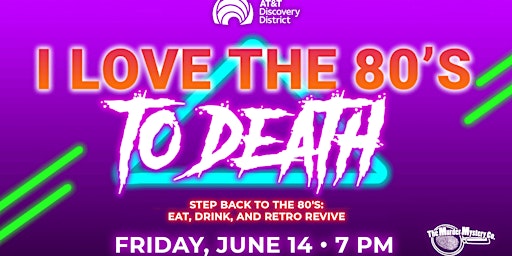 Primaire afbeelding van "I love the 80's to Death" - Murder Mystery Experience