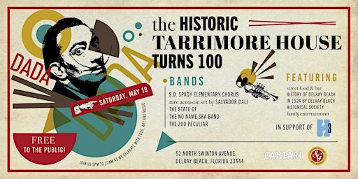 Imagem principal do evento DaDa 24 Year Anniversary & 100 Year Anniversary of the "Haunted" Tarrimore