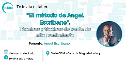 Hauptbild für “El método de Angel Escribano”