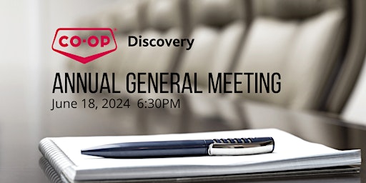 Imagem principal do evento Discovery Co-op  Annual General Meeting 2024