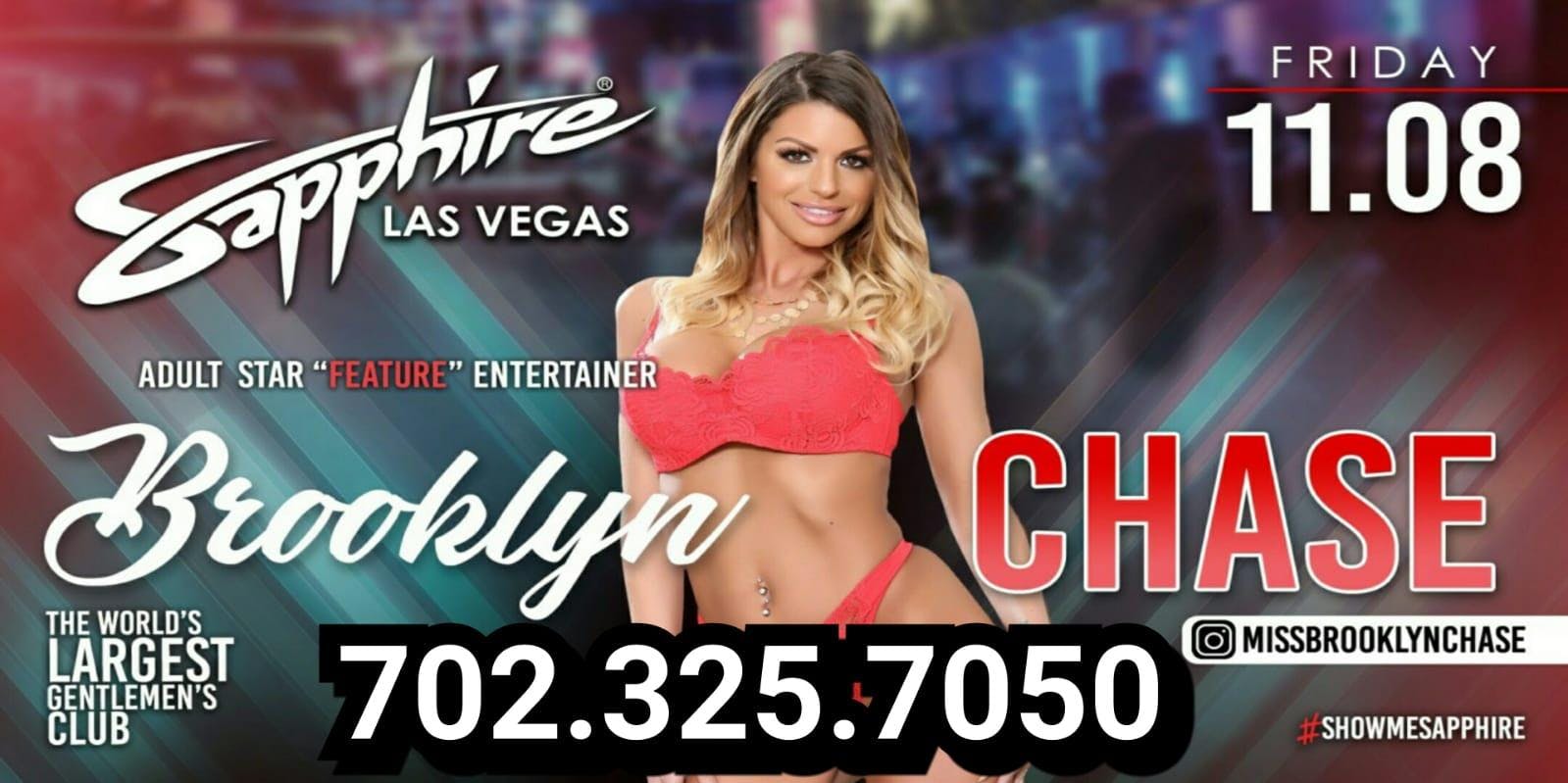 Brooklyn Chase Sapphire Las Vegas Gentlemans Club 8 Nov 19