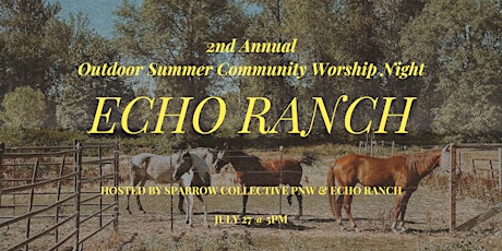 2nd Annual Outdoor Summer Community Worship Night