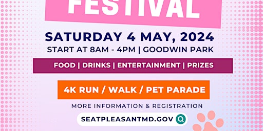 Hauptbild für Seat Pleasant Day 4K Run/Walk/Pet Parade