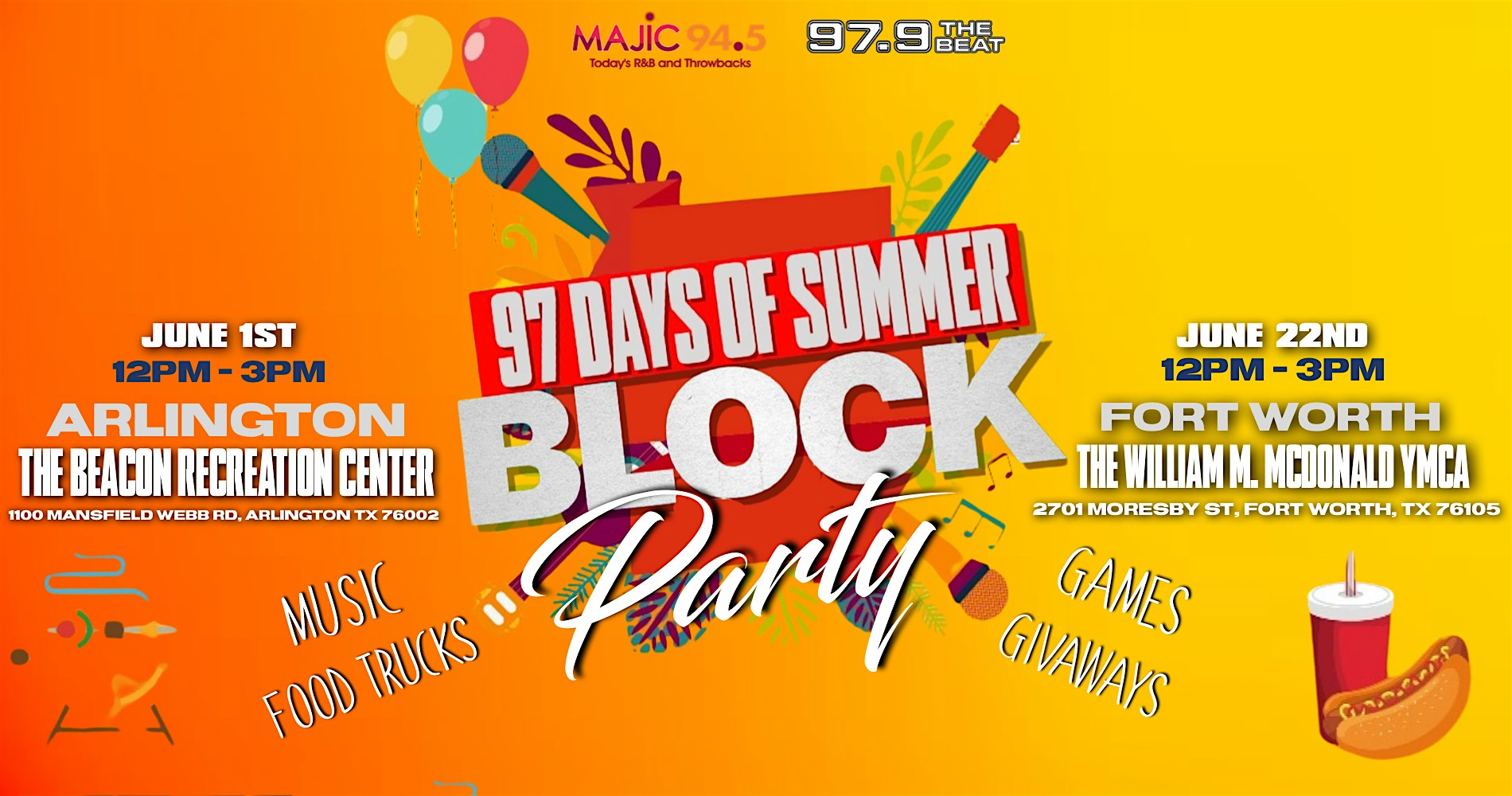 97 Days of Summer Block Party - ARLINGTON