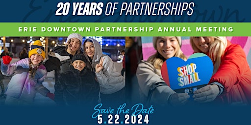 Primaire afbeelding van Erie Downtown Partnership Annual Membership Meeting