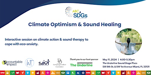 Immagine principale di Climate Optimism & Sound Healing 