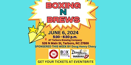 BoxHause Boxing N Brews at Tarboro Brewing Company Workout and Fun Time
