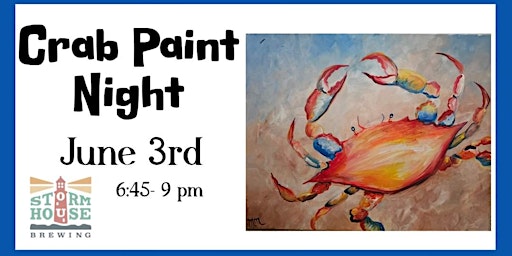 Colorful Crab Paint Night primary image