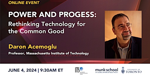 Power and Progress: Rethinking Technology for the Common Good primary image