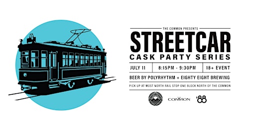 Imagem principal do evento Polyrhythym & Eighty Eight Brewery  - Cask Beer Streetcar July11th - 815PM