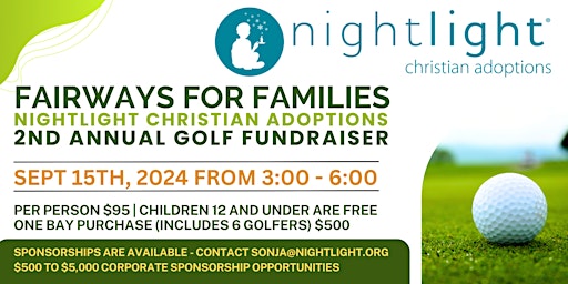 Hauptbild für Fairways for Families Top Golf Fundraiser