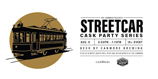 Imagem principal do evento Canmore Brewery  - Cask Beer Streetcar Aug 8 - 600 PM