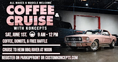 Coffee & Cruise with Koncepts! primary image