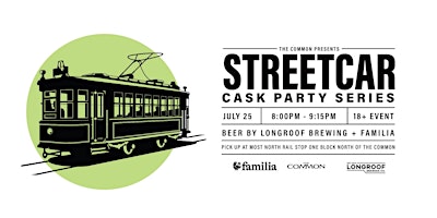 Long roof & Familia Brewery  - Cask Beer Streetcar July25th - 800 PM  primärbild