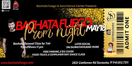 Hauptbild für Bachata Fuego Takeover @Sara Dance Center