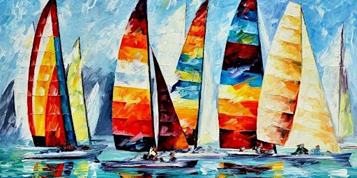 Imagem principal do evento Join Happy Art to paint 'Sailboats'