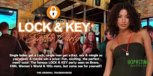 Dallas, TX Singles Event Lock & Key Party at Hop & Sting Brewing Ages 24-29 primary image