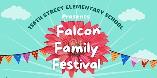 Imagem principal do evento 156th Street Elementary Falcon Family Festival